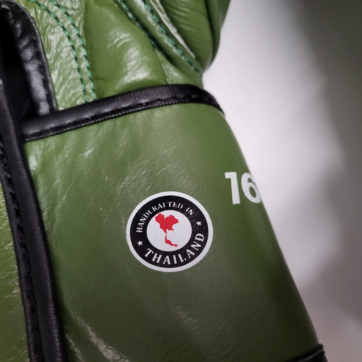 Windy BGP Muay Thai Boxing Gloves Army Green - Image 4