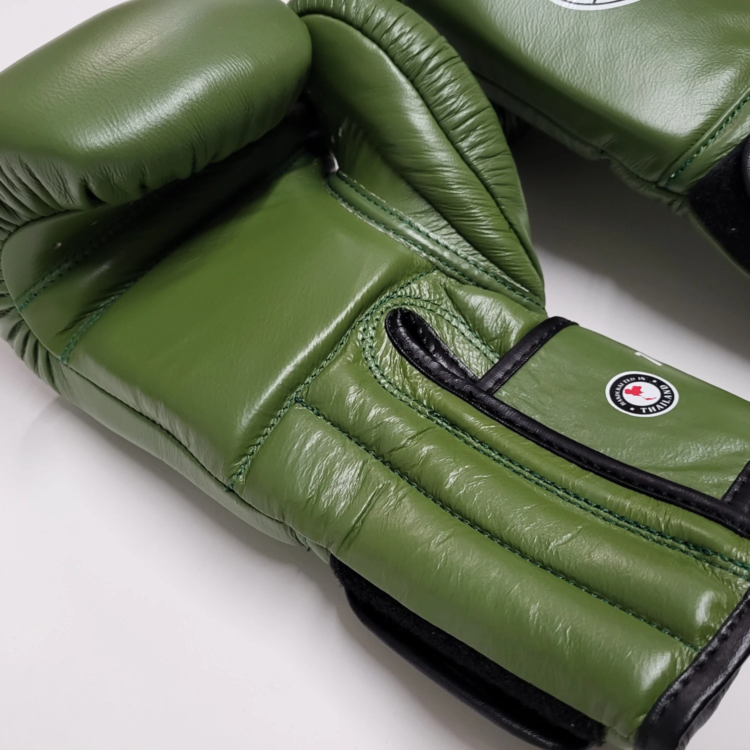 Windy BGP Muay Thai Boxing Gloves Army Green - Image 3