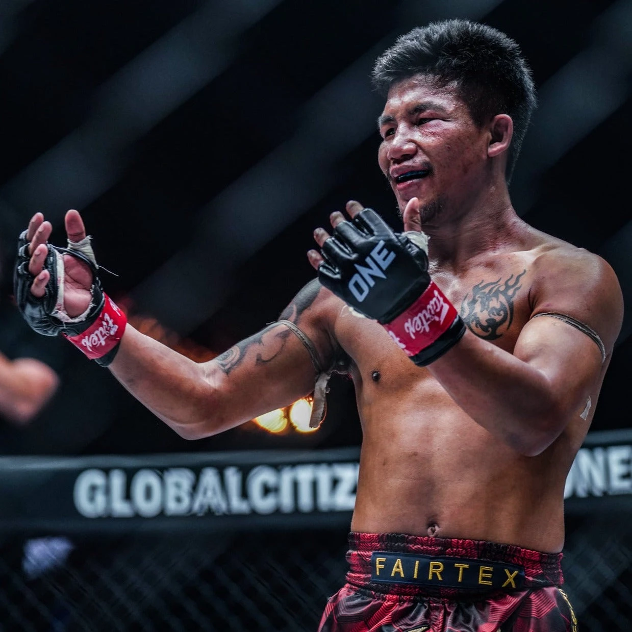 Fairtex Muay Thai Shorts Red/Black BS1919 - Image 5