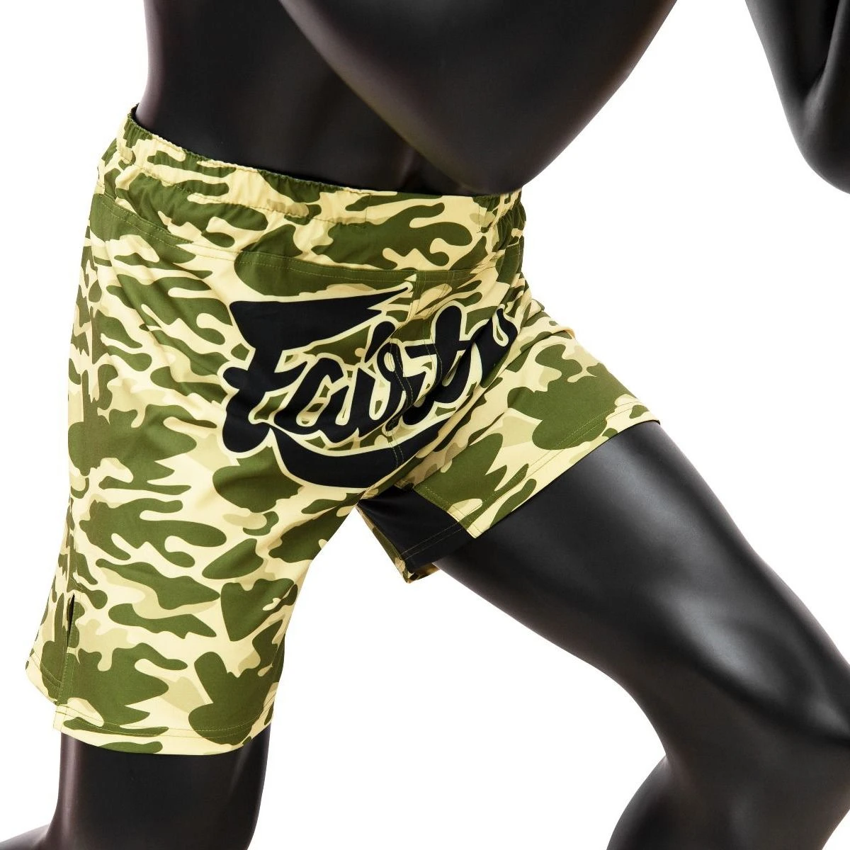 Fairtex MMA Shorts Sandy Camo Green - Image 2