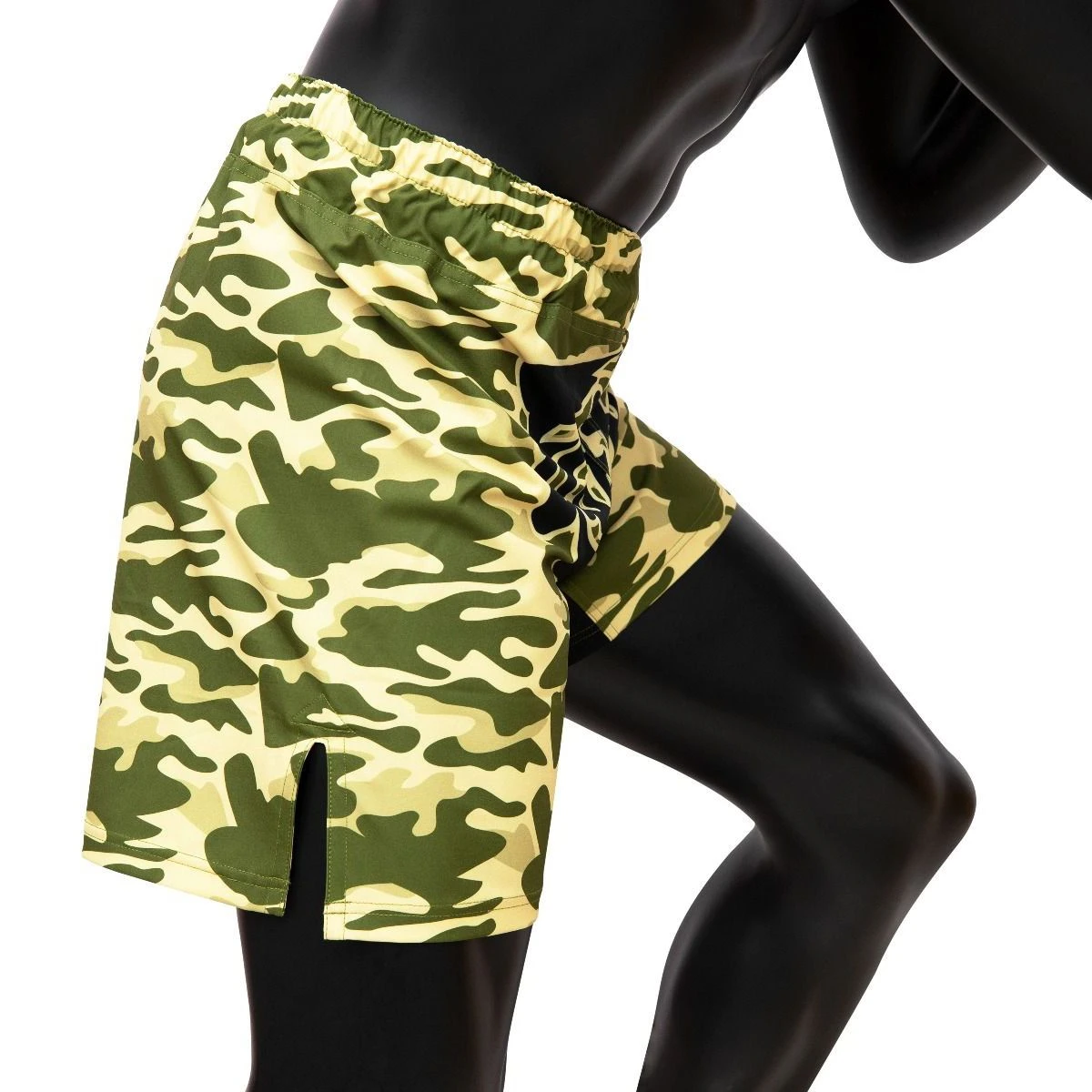 Fairtex MMA Shorts Sandy Camo Green - Image 3