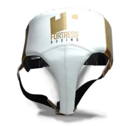 Fortress Boxing Female Groin Guard Protector White/Gold
