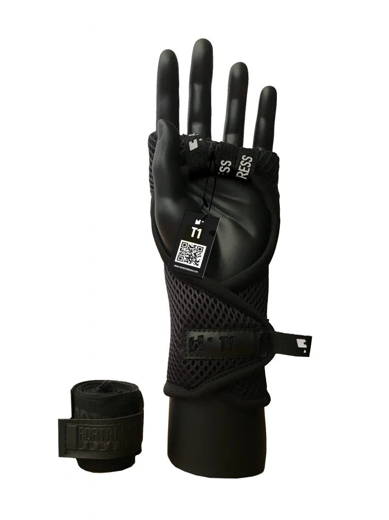 Fortress Boxing T1 Fastwraps Hand Wraps - Black - Image 2
