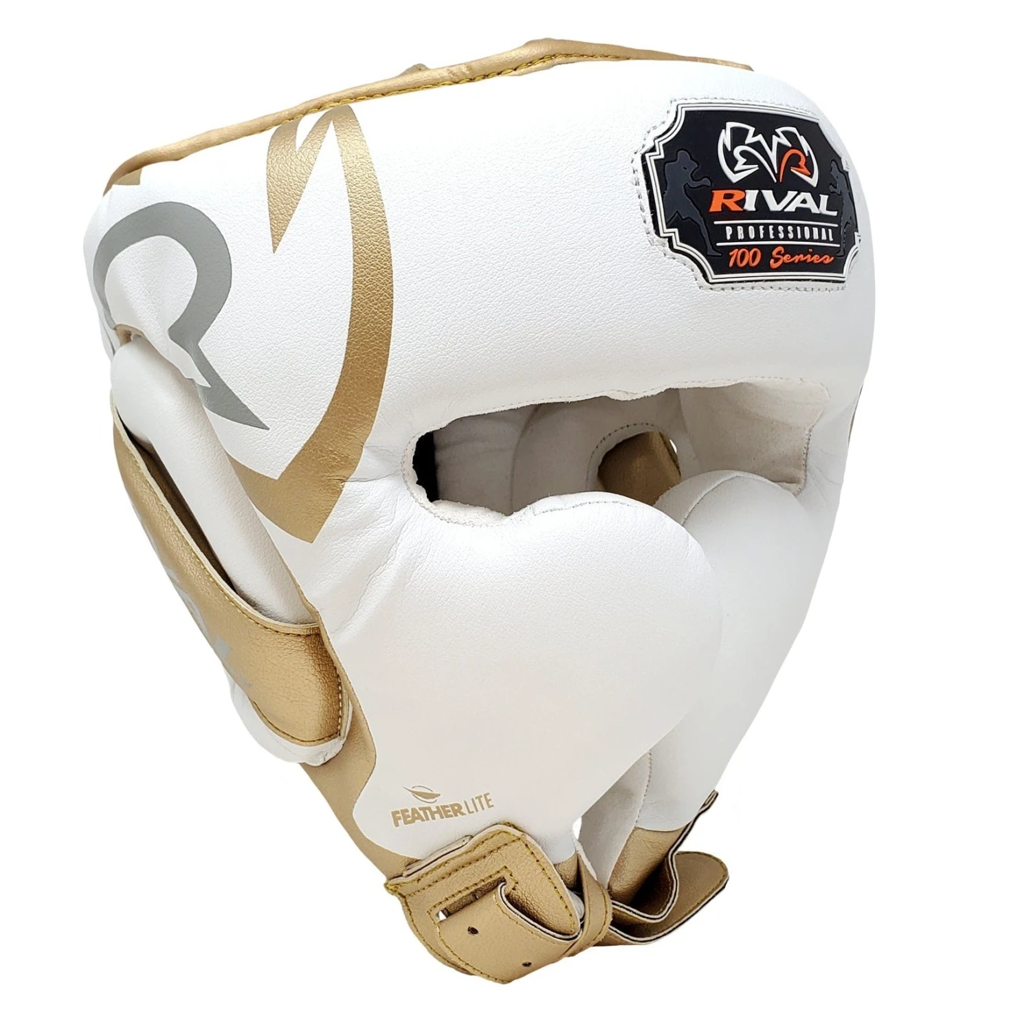 Rival Boxing RHG100 Professional Headgear White/Gold