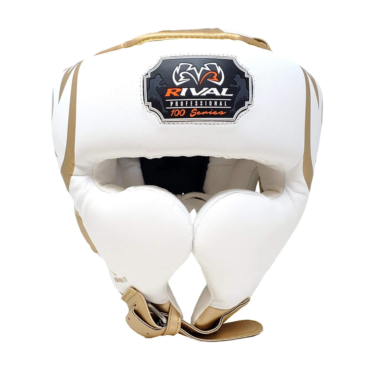 Rival Boxing RHG100 Professional Headgear White/Gold - Image 4