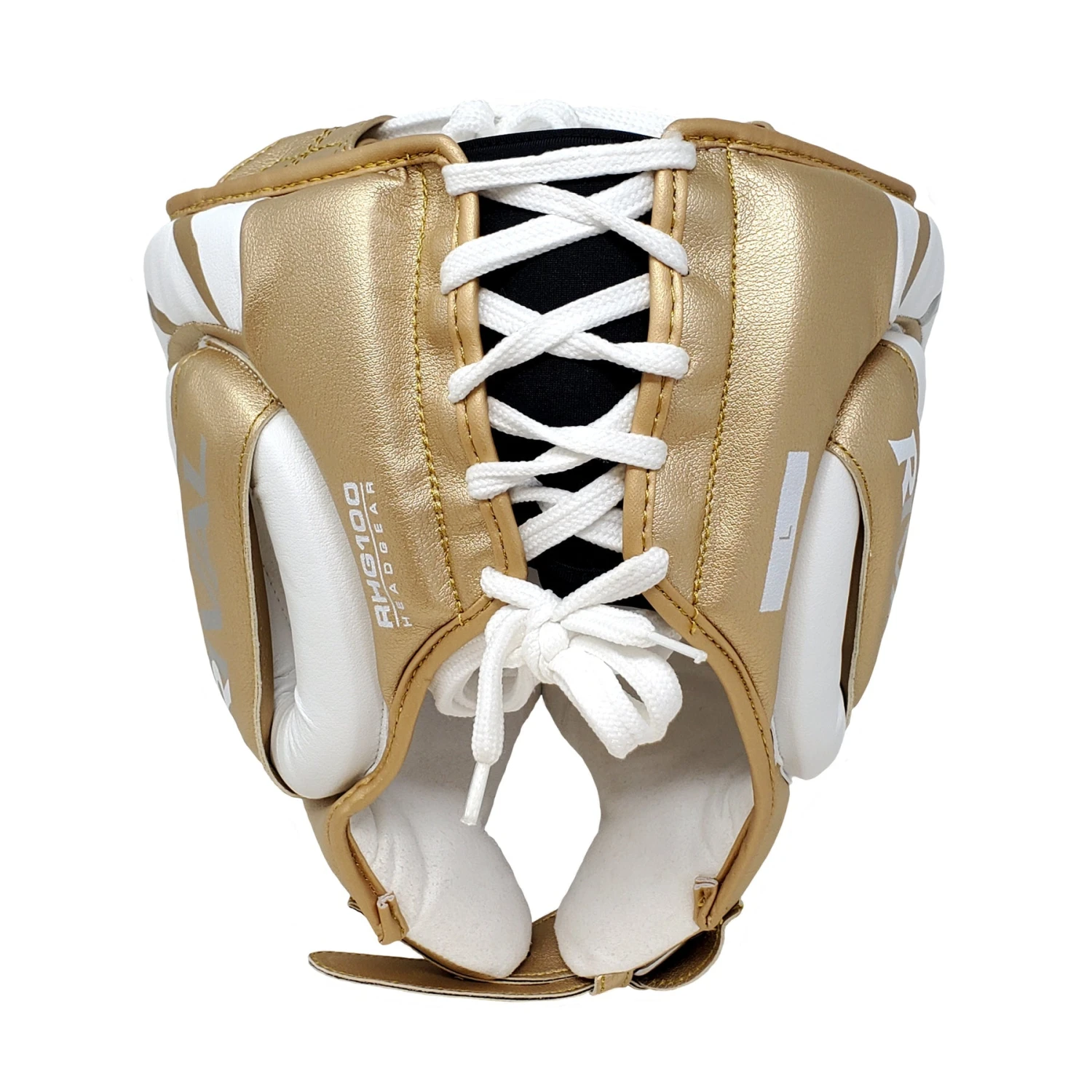 Rival Boxing RHG100 Professional Headgear White/Gold - Image 3
