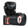 Twins BGLL-1 Muay Thai Lace-Up Boxing Gloves Black
