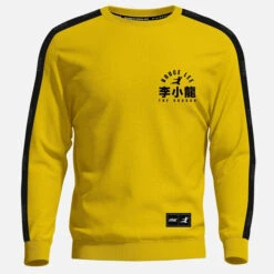 ONE FC X Bruce Lee Black & Yellow Pullover Sweater