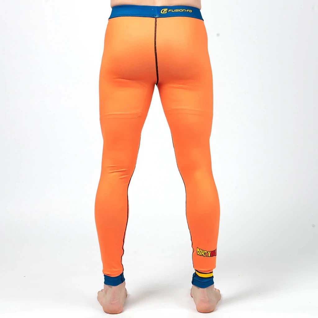 Fusion Fight Gear Dragon Ball Z Goku Mens Spats Pants Compression - Image 2