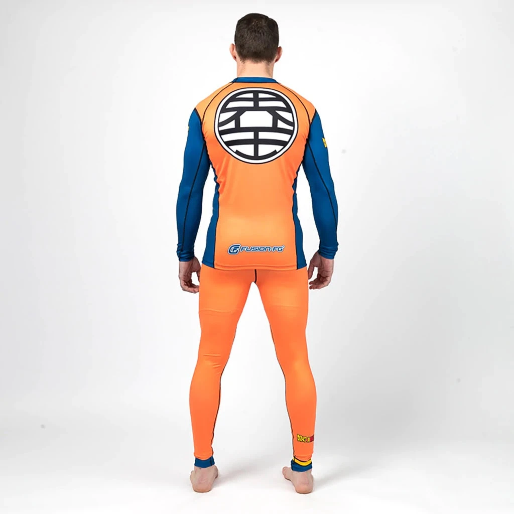 Fusion Fight Gear Dragon Ball Z Goku Mens Spats Pants Compression - Image 4
