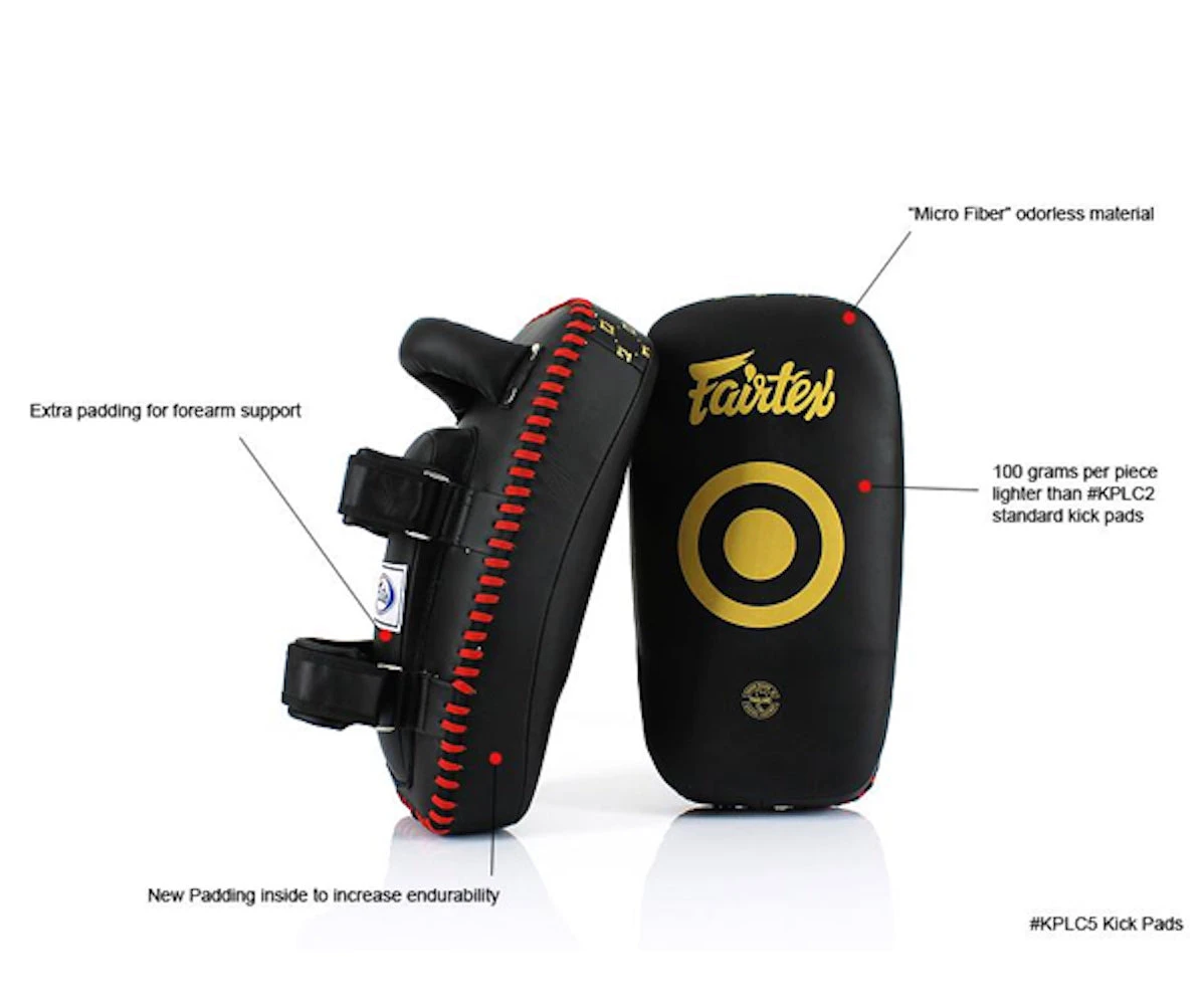 Fairtex KPLC5 Standard Curved Thai Kick Pads - Image 2
