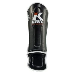 King Pro Boxing Kids Youth Muay Thai Shin Guards Black