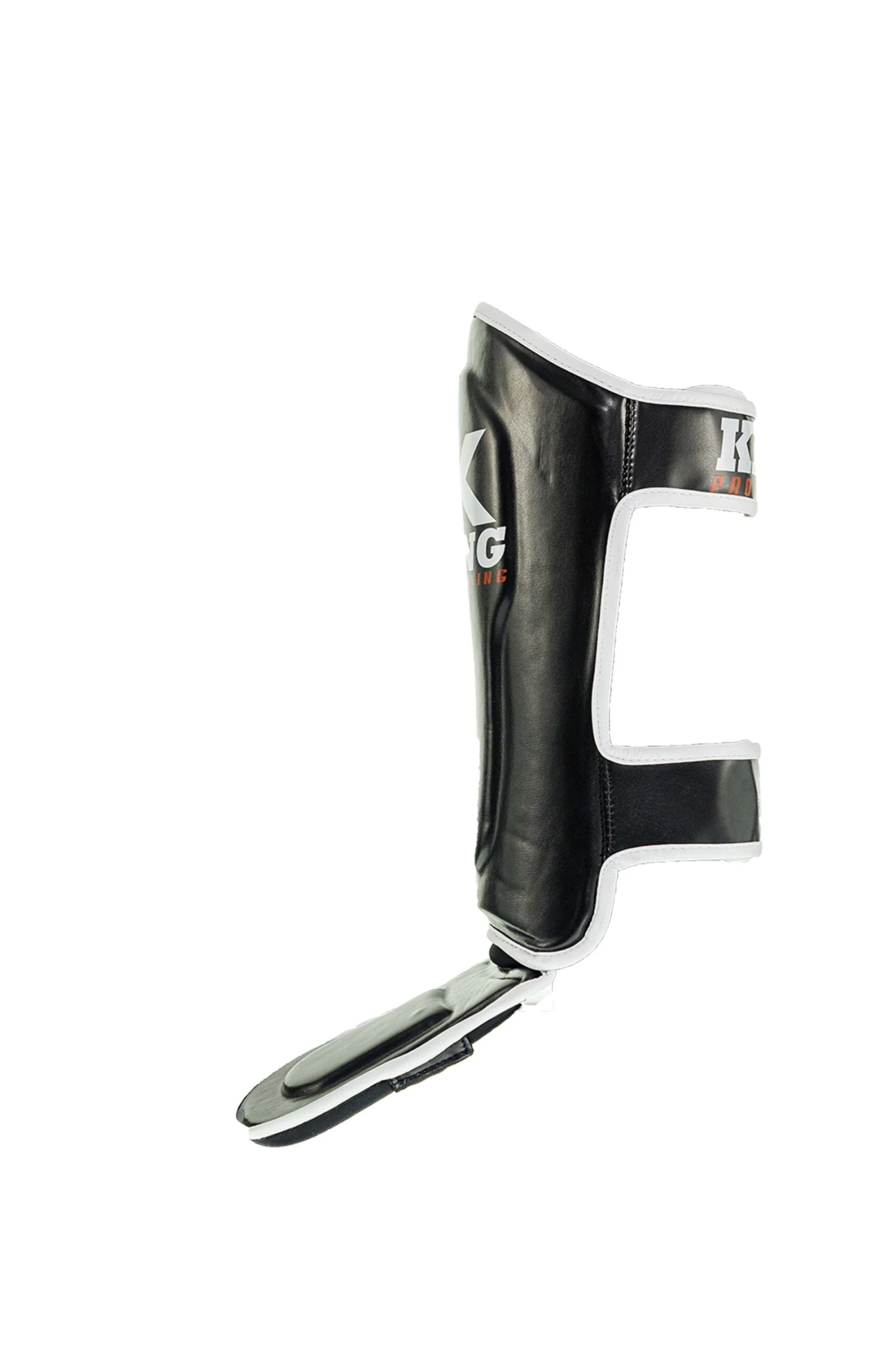 King Pro Boxing Kids Youth Muay Thai Shin Guards Black - Image 2