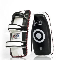 Fairtex KPLC2 Curved Super Contoured Thai Kick Pads Black/White