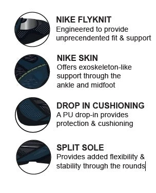 Nike Boxing HyperKO 2.0 Shoes Boots Blue/White - Image 3