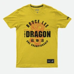ONE FC X Bruce Lee The Dragon Yellow T-Shirt