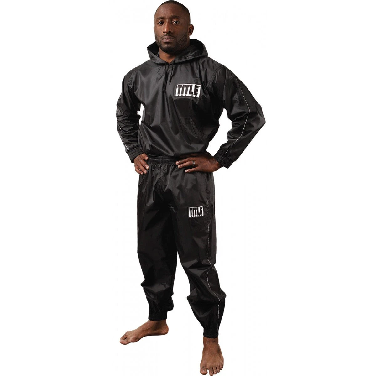 Title Boxing Sweat Sauna Suit With Hood - Image 2