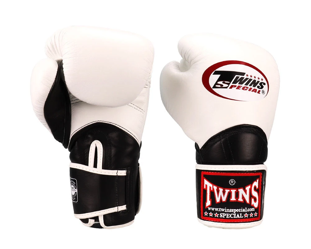 Twins BGVL11 Muay Thai Boxing Gloves White/Black - Image 2